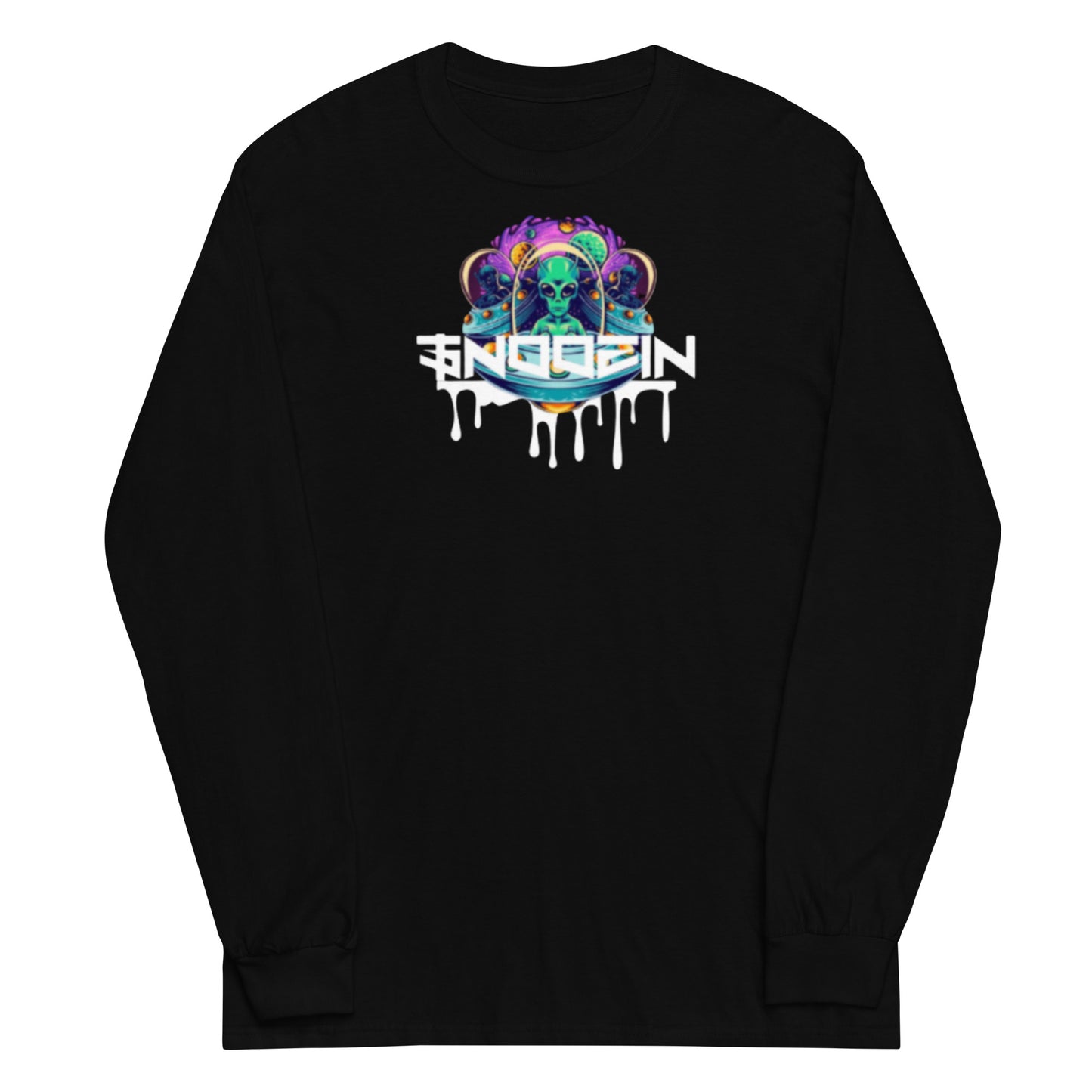 $noozin Original Alien Logo : Men’s Long Sleeve Shirt