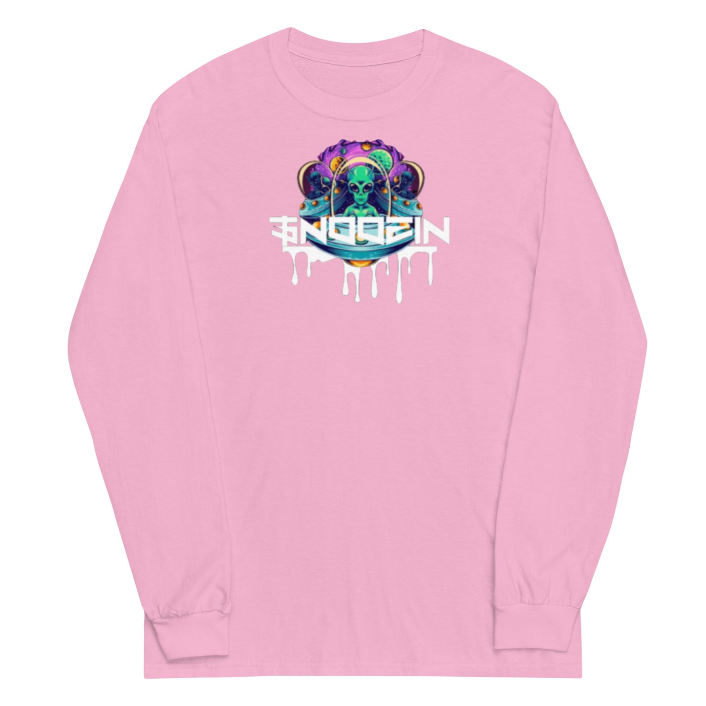 $noozin Original Alien Logo : Men’s Long Sleeve Shirt