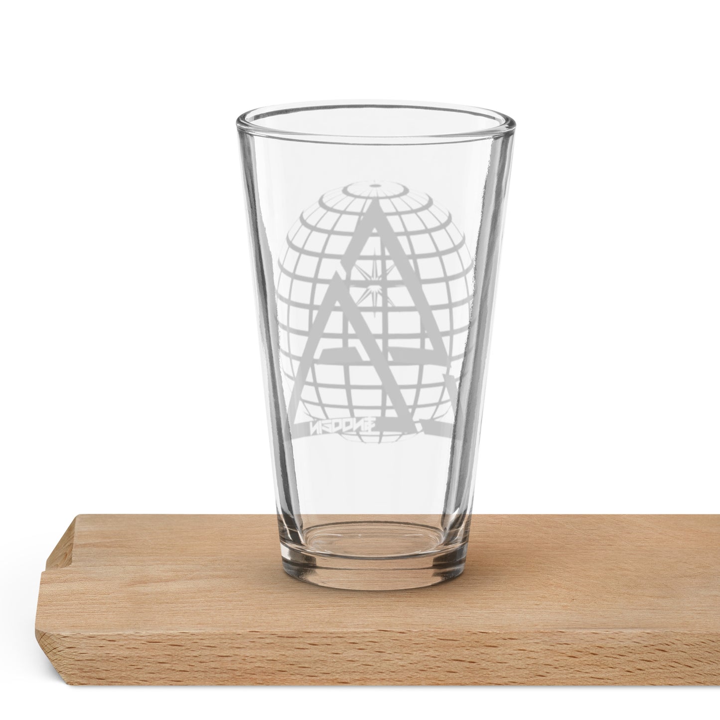 $noozin Classic Logo : Shaker pint glass