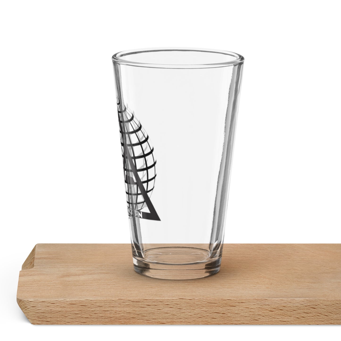 $noozin Classic Logo : Shaker pint glass