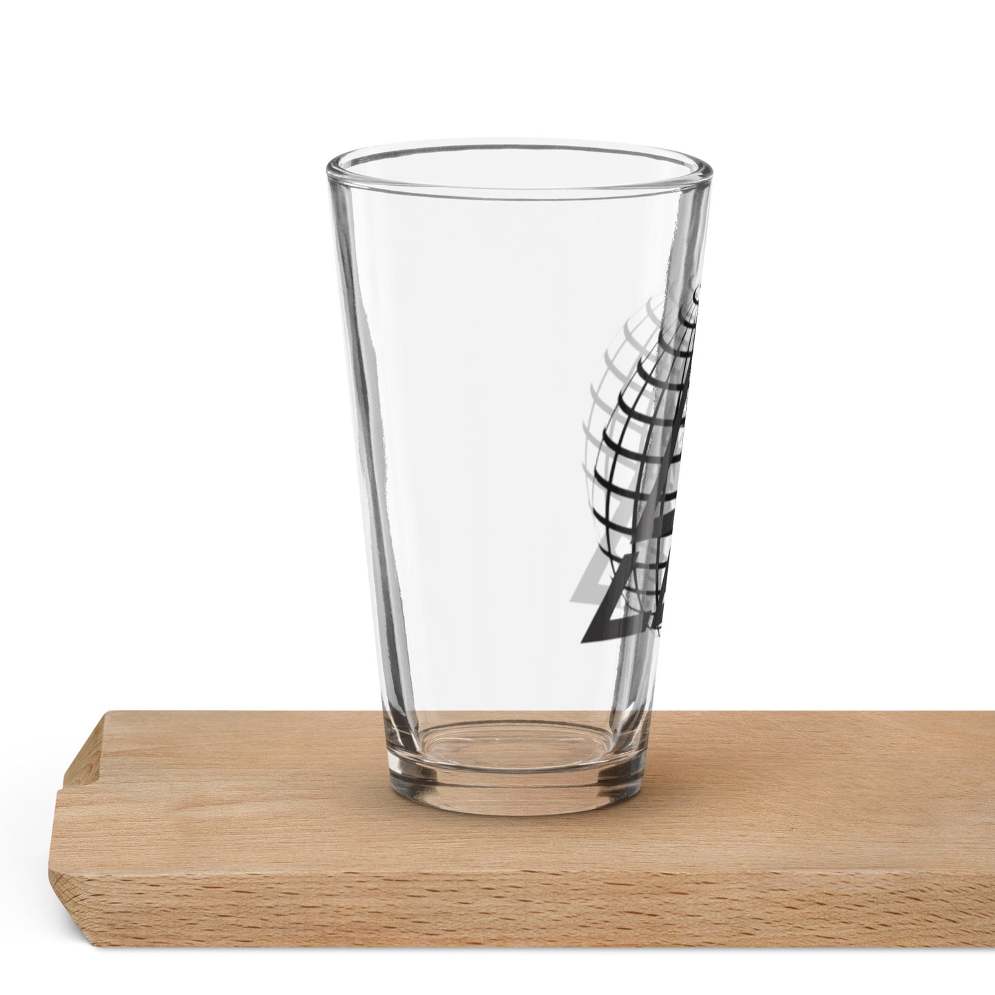 $noozin Classic Logo : Shaker pint glass