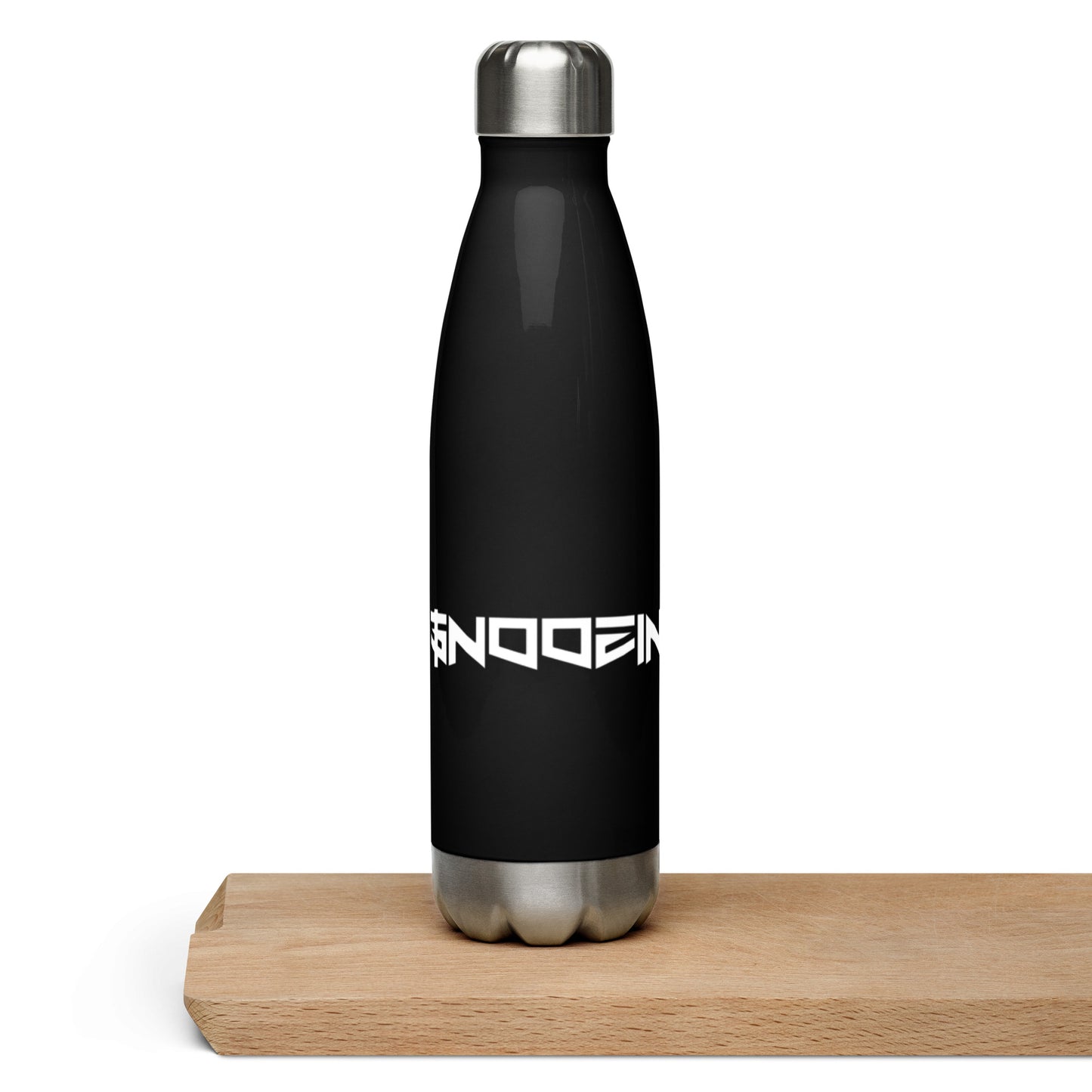 $noozin Original Logo: Stainless steel water bottle