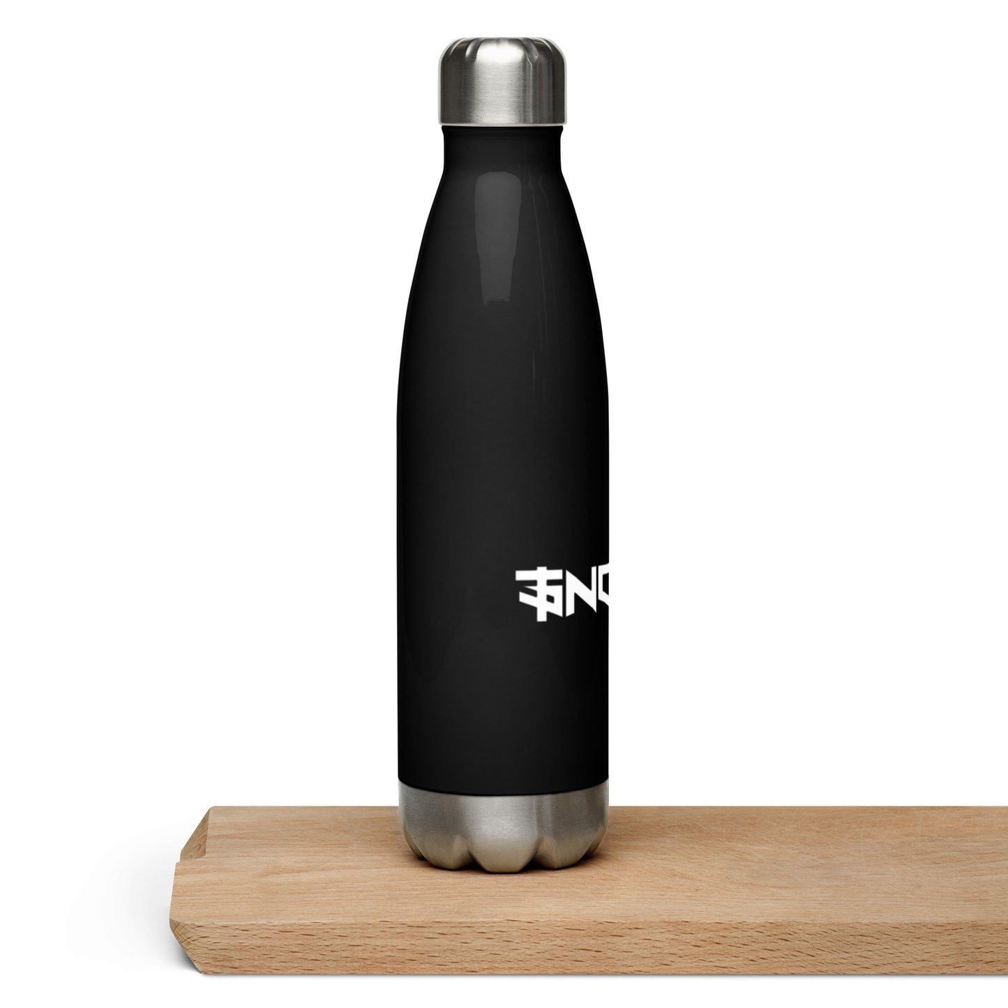 $noozin Original Logo: Stainless steel water bottle